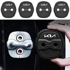 2/4개 자동차 도어 잠금 보호기 실리콘 커버 기아 시드 스포티지 세라토 소울 소렌토 피칸토 옵티마용