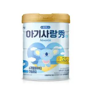 아기사랑 수 어드밴스 분유 2단계 800gx1개