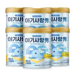 아기사랑 수 어드밴스 분유 1단계 800gx6개
