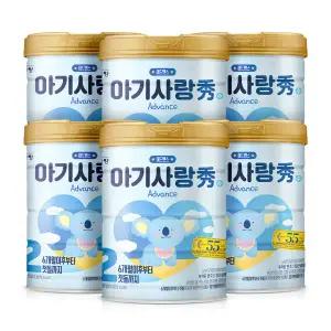 아기사랑 수 어드밴스 분유 2단계 800gx6개