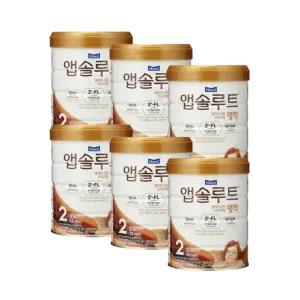 매일유업 앱솔루트 명작 2FL 2단계 800g 6개