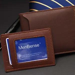 남성 고급 스타일 반지갑 1P 가죽 고품질 일상 카드홀