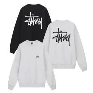 스투시 베이직 기모 크루 맨투맨 1914870