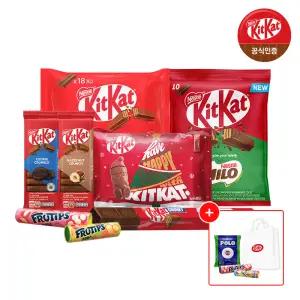 [즉할10%+중복5%+금액대별 사은품]네슬레 킷캣 시즌한정 초콜릿 청키 /헤이즐넛/마일로/그린티/미리 준비하는 크리스마스!