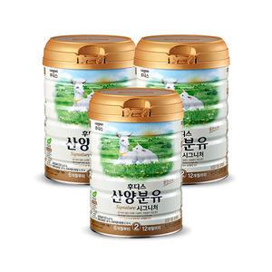후디스 NEW 산양분유 시그니처 2단계, 800g, 3개