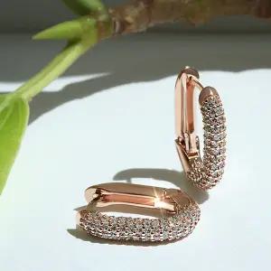 14K G.F 에르넬 원터치 링 귀걸이 EA2244