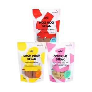 꼬뜨 져키 스테이크 혼합 3종(치킨/소고기/오리고기) x 1set