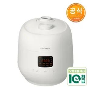 쿠첸 더핏 슬림 다이아몬드코팅 내솥 6인용 전기압력밥솥 CRS-FSWS0640DFMW