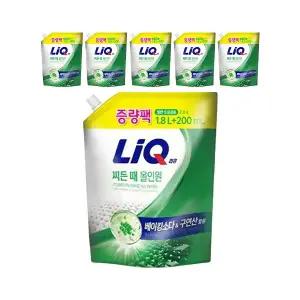 리큐 베이킹X구연산 찌든 때 올인원 1.8L+200ml, 6개