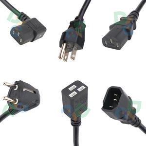 고용량 컴퓨터 사각 기억자 컴퓨터 220V 110V  캡 코드 파워코드 연장