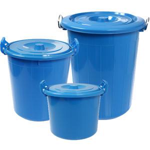 만능용기 파란통 휴지통 분리수거 쓰레기통 음식물수거 청통 바스켓