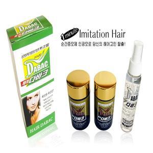 고려티엠 헤어다바크 순간증모제 흑채탈모 3개월분