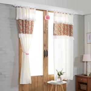 광목린넨 프릴커튼 2P/ 광목면/ 맞춤제작가능/ 작은창문커텐