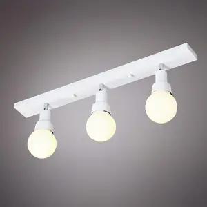 트럼펫 3등 직부 주방등 화이트 다용도