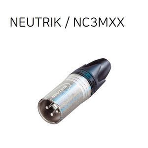 NEUTRIK NC3MXX / 납땜용 3핀 XLR 커넥터 캐논수 마이크잭 / 뉴트릭 정품
