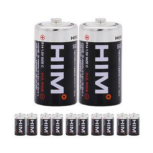 HIM  망간 C형 건전지 R14 1.5V 12알 비닐포장