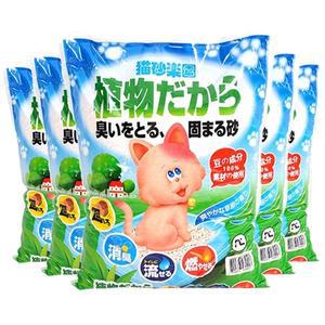 묘사낙원 고양이 식물콩모래 7Lx5개