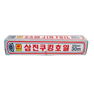 호일 300mmX30mX16   삼진 은박 쿠킹호일 / 30EA