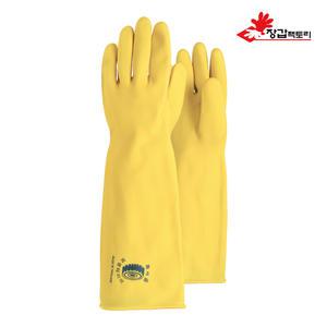 보생공업용 고무장갑 황9호 1켤레 산업용 농업용 세차