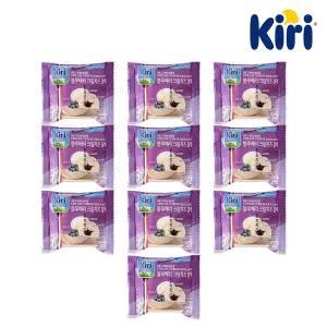 끼리 크림치즈 찰떡 블루베리 10개 / 개별포장 찹쌀떡 아이스찰떡 모찌 퓨전떡 디저트 인생떡