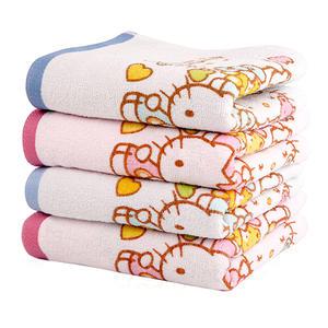 헬로키티 하트나염 80g 시어링 면 20수 타올 수건