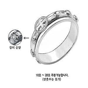 장미 묵주반지 회전 실버 은 견진성사 성모성월 가톨릭 선물 견진선물 추천 남녀공용 세례 커플 성당 1561