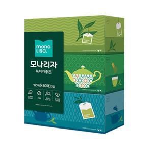 모나리자 녹차가좋은  각티슈 210매 3입 x 1팩 천연펄프 화장지