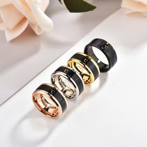 온도감지반지 악세서리 체온측정 커플 선물11번실버