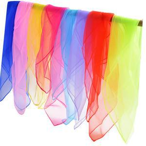 저글링 스카프 5색 5개 세트 45cm 60cm 감각발달 표현활동 체육 교구 운동회 유아