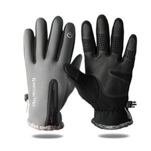 겨울 스마트 네오프렌 인콘 패션 보온 방풍 방수 따뜻한 하이킹 작업 자전거 오토바이 장갑