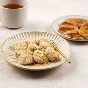 [마을기업싸리재]찰떡 [ 현미 찹쌀 인절미 200g ] 굳지않는 아침대용 간편 냉동 떡