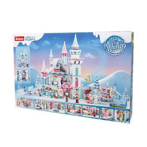 슬루반 겨울왕국 윈터캐슬 여아 호환블럭 장난감