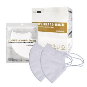 새부리형마스크 KF94 숲의향마스크 화이트 50매