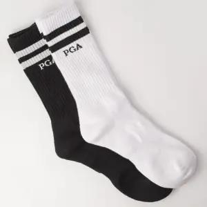 PGA 프리미엄 P-14 두줄 골프양말 5족 남성 여성 장목 긴목 통풍매쉬 이중쿠션 파일 스포츠양말