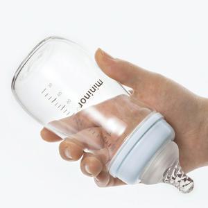 미니노어 덴마크 가벼운 유리젖병 240ml 2개