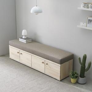 나무뜰 코젯 1600 수납형 원목 수납 벤치 소파 GM348