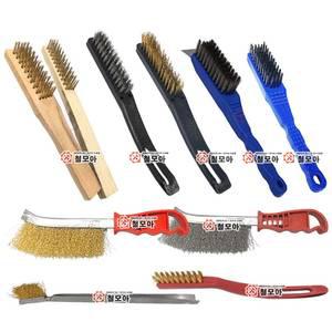 브러쉬모음 브러쉬 철 스텐 불판솔 철손 와이어 칫솔 녹제거 불판청소 툴맨
