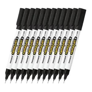 Q 모나미 네임펜X 흑색 12자루 0 4mm