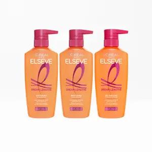 [로레알파리] 드림랭스 샴푸 400ml/컨디셔닝 헤어팩 375ml 3개