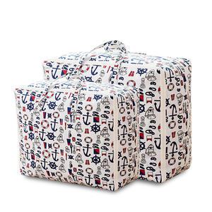 가방형 이불정리함 의류정리함 해군 대형