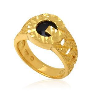 [골드모아]여자 순금 반지 7.5g [오닉스 컷팅체인]