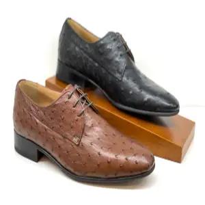 [닥스] 남성 오리지널 타조가죽 플레인토 정장화 DMX957