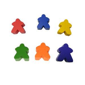 나무미플 중형 6색세트 미플마커 보드게임부품 no2320