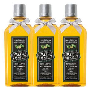 마뉴팍투라 체코 맥주샴푸 300ml 3개 향좋은 두피 단백질 약산성