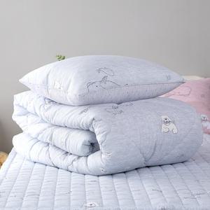 마린 오가닉면 60수 키즈 싱글 이불+베개커버 세트