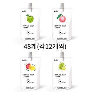 디알바이오 곤약젤리 48개 (4가지맛 12개씩) 실속포장