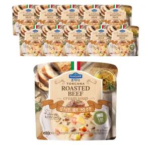 폰타나 로스티드 비프 크림 수프, 180g, 10개