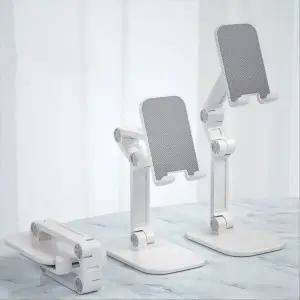 라온 RA-PH2 높이조절 접이식 스탠드 태블릿 휴대폰 거치대 화이트