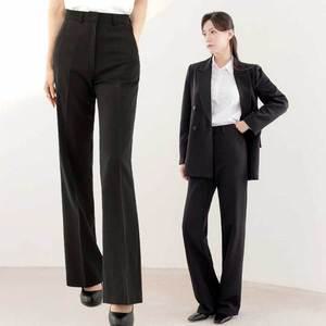 [더웨이나인]편안한 델리아 바지 여성 슬랙스 정장  데일리 출근룩 일자핏 기본 팬츠 교복템 스판 빅사이즈