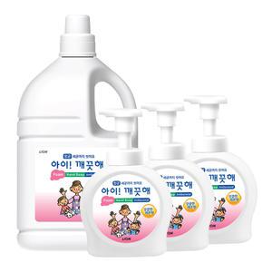 아이깨끗해 대용량 4L + 공용기 490mlx3개